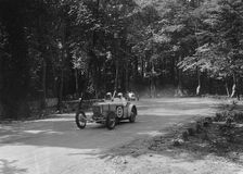 Frazer-Nash racing at Donington Park, Leicestershire, c1930s. Artist: Bill Brunell