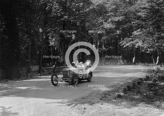 Frazer-Nash racing at Donington Park, Leicestershire, c1930s. Artist: Bill Brunell.