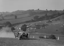 Frazer-Nash TT replica competing in the MG Car Club Rushmere Hillclimb, Shropshire, 1935. Artist: Bill Brunell