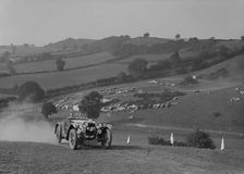 Frazer-Nash TT replica competing in the MG Car Club Rushmere Hillclimb, Shropshire, 1935. Artist: Bill Brunell