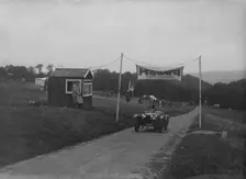 Frazer-Nash TT replica finishing the Shelsley Walsh Hillclimb, Worcestershire, 1935. Artist: Bill Brunell