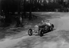 Frazer-Nash TT replica racing at Donington Park, Leicestershire, 1935. Artist: Bill Brunell