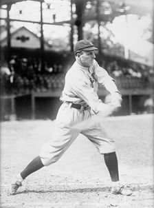 Fred Carisch, Cleveland Al (Baseball), 1914. Creator: Harris & Ewing