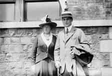 Fred Herreshoff and wife, between c1910 and c1915. Creator: Bain News Service