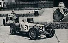 Freddie Dixon (Riley) at Brooklands 1937