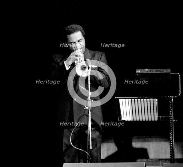 Freddie Hubbard, Fairfield Halls, Croydon, November 1987.    Artist: Brian O'Connor.