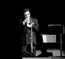 Freddie Hubbard, Fairfield Halls, Croydon, November 1987. Artist: Brian O'Connor