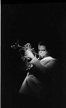 Freddie Hubbard, Ronnie Scott's, Soho, London, 1981. Artist: Brian O'Connor