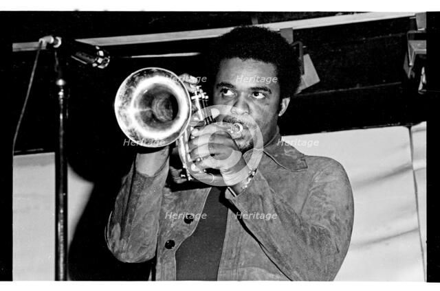 Freddie Hubbard, Ronnie Scott's, London, 1973.   Artist: Brian O'Connor.