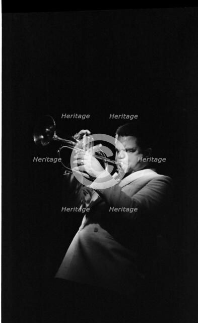 Freddie Hubbard,  Ronnie Scott's, Soho, London, 1981.   Artist: Brian O'Connor.