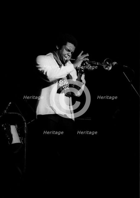 Freddie Hubbard, Roundhouse, London, November, 1977.    Artist: Brian O'Connor.