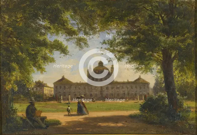 Fredensborg Palace. Artist: Bogolyubov, Alexei Petrovich (1824-1896)