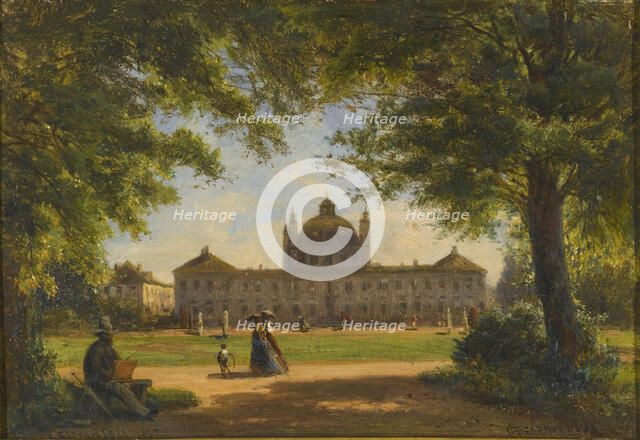 Fredensborg Palace. Artist: Bogolyubov, Alexei Petrovich (1824-1896)