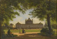Fredensborg Palace. Artist: Bogolyubov, Alexei Petrovich (1824-1896)