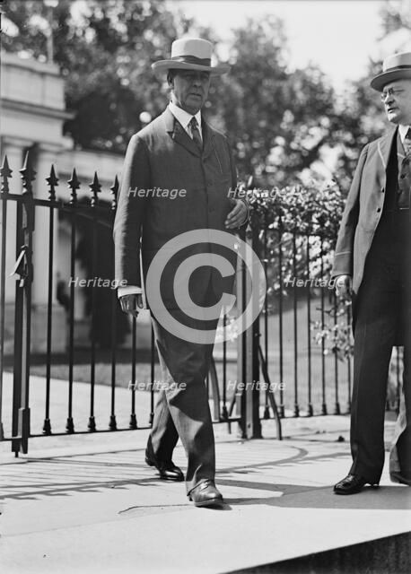Frederic Adrian Delano, Left, with Charles S. Hamlin, 1917. Creator: Harris & Ewing.