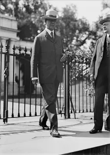 Frederic Adrian Delano, Left, with Charles S. Hamlin, 1917. Creator: Harris & Ewing