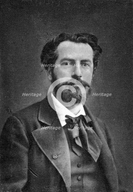 Frederic Bartholdi, French sculptor, 1880. Artist: Unknown