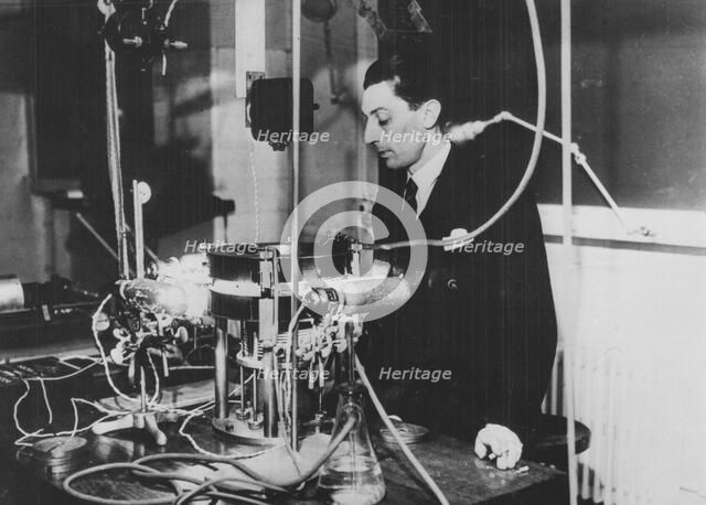 Frederic Joliot, French physicist, c1930. Artist: Unknown