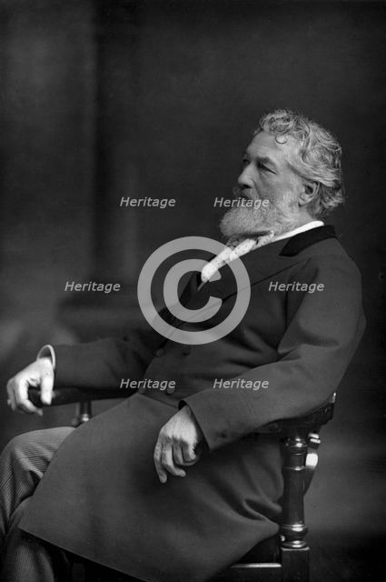 Frederic Leighton (1830-1896), 1st Baron Leighton, 1890.Artist: W&D Downey