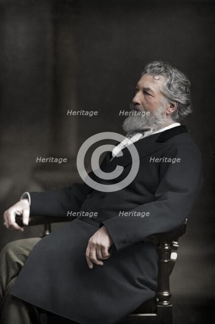 Frederic Leighton (1830-1896), 1st Baron Leighton, 1890. Artist: W&D Downey.