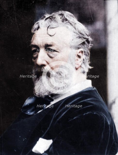 'Frederic Leighton', (1830-1896), 1st Baron Leighton, famous painter, 1894-1907. Artist: Unknown.