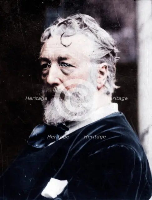 'Frederic Leighton', (1830-1896), 1st Baron Leighton, famous painter, 1894-1907. Artist: Unknown.