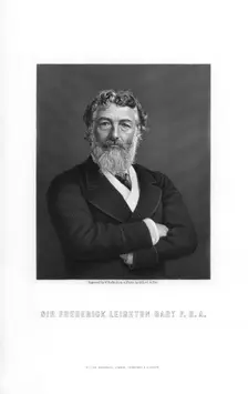 Frederic Leighton, 1st Baron Leighton, English painter and sculptor, (1899).Artist: W Roffe