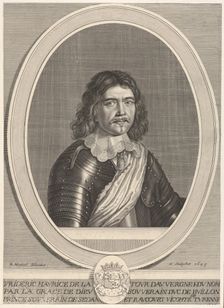 Frédéric-Maurice de la Tour d'Auvergne, duc de Bouillon, 1649. Creator: Robert Nanteuil