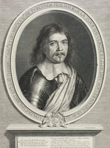 Frédéric-Maurice de la Tour d'Auvergne, Duc de Bouillon, between circa 1655 and circa 1656. Creator: Robert Nanteuil