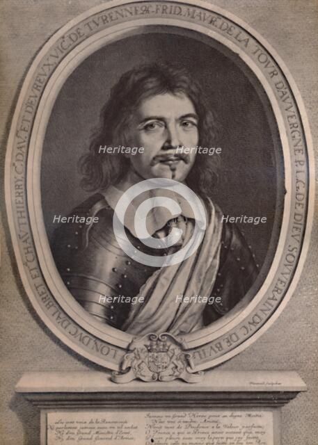 Frederic Maurice de la Tour d'Auvergne, Duke of Bouillon, French soldier, 17th century (1894). Artist: Robert Nanteuil.