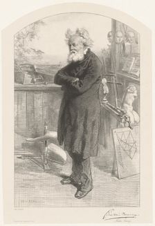 Frédéric Sauvage, 1853. Creator: Paul Gavarni