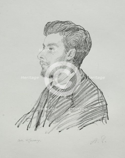 Fréderic Régamey. Creator: Alphonse Legros (French, 1837-1911).