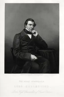 Frederic Thesiger, 1st Baron Chelmsford, English jurist and politician, c1880.Artist: DJ Pound