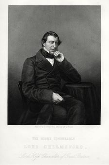 Frederic Thesiger, 1st Baron Chelmsford, English jurist and politician, c1880.Artist: DJ Pound