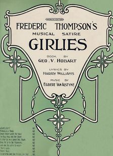 Frederic Thompson's Musical Satire "Girlies" 1911. Creator: Unknown