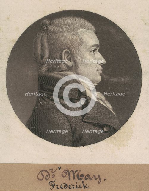 Frederick May, 1807. Creator: Charles Balthazar Julien Févret de Saint-Mémin.