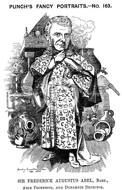 Frederick Augustus Abel  (1827-1902), English chemist and inventor, 1877-1878. Artist: Edward Linley Sambourne
