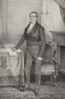 Frederick Augustus II of Saxony, (1797-1854), King of Saxony (1836-1854), 1852. Creator: Adolfo Martinez