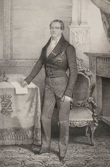 Frederick Augustus II of Saxony, (1797-1854), King of Saxony (1836-1854), 1852. Creator: Adolfo Martinez