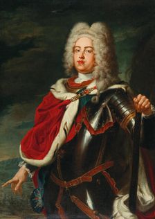 Frederick Augustus II, Elector of Saxony and future King Augustus III of Poland as Crown Prince. Creator: Mányoki, Adam (1673-1757)