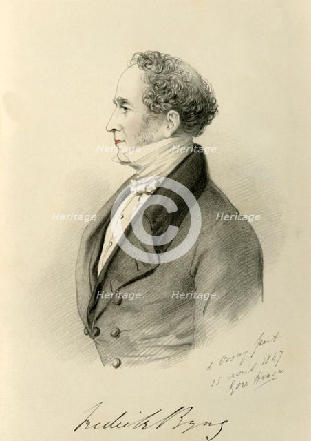 'Frederick Byng', 1847. Creators: Alfred d'Orsay, Richard James Lane.