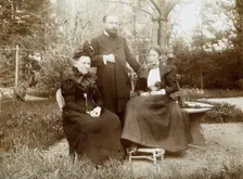 Frederick Belding Power, Frau (Louise) Flückiger and Marie Flückiger, 1897. Creator: Unknown