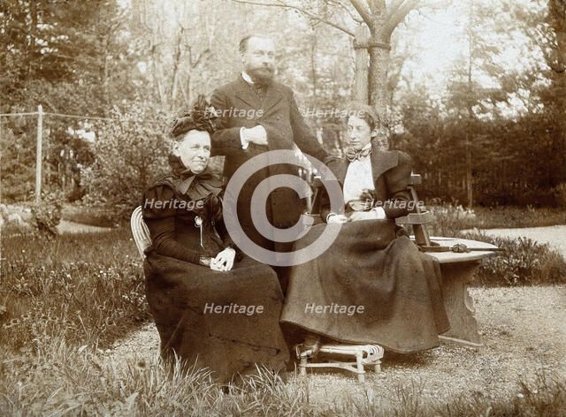 Frederick Belding Power, Frau (Louise) Flückiger and Marie Flückiger, 1897. Creator: Unknown.