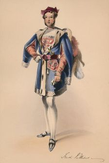 Frederick Child-Villiers in costume for Queen Victoria's Bal Costumé, May 12 1842, (1843). Creator: John Richard Coke Smyth