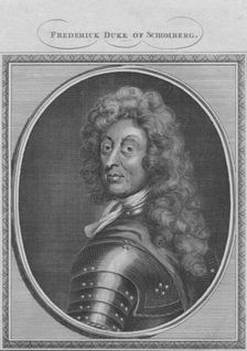 Frederick Duke of Schomberg 1785. Creator: Unknown