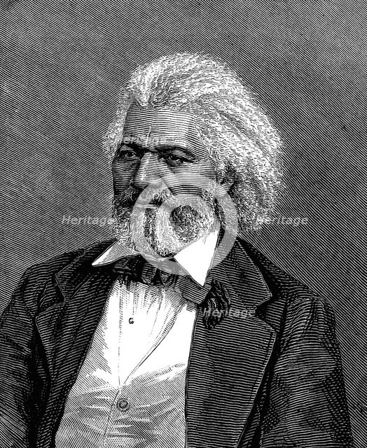 Frederick Douglass (1817-1895), American diplomat, abolitionist and writer, 1875. Artist: Unknown