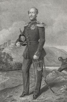 Frederick Francis II, (1823-1883), Grand Duke of Mecklenburg-Schwerin (1842-1883), 1852. Creator: Julio Donón