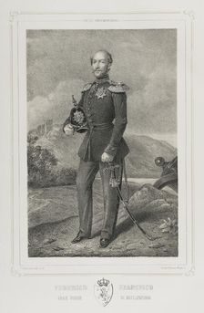 Frederick Francis II, (1823-1883), Grand Duke of Mecklenburg-Schwerin (1842-1883), 1852. Creator: Julio Donón