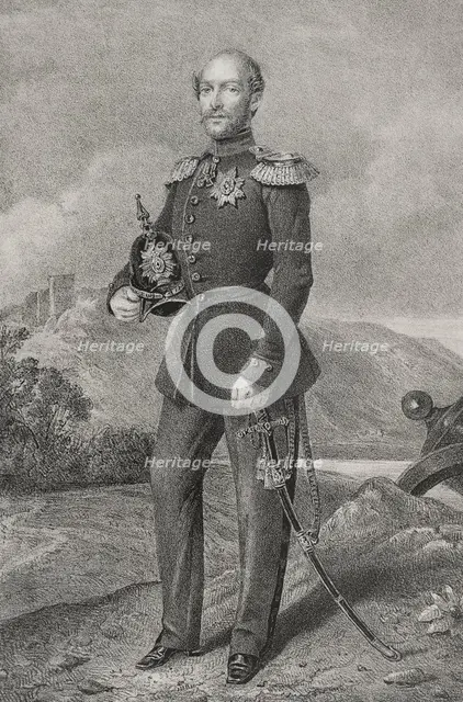 Frederick Francis II, (1823-1883), Grand Duke of Mecklenburg-Schwerin (1842-1883), 1852. Creator: Julio Donón.