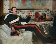 Frederick Gustavus Burnaby 1870. Artist: James Tissot